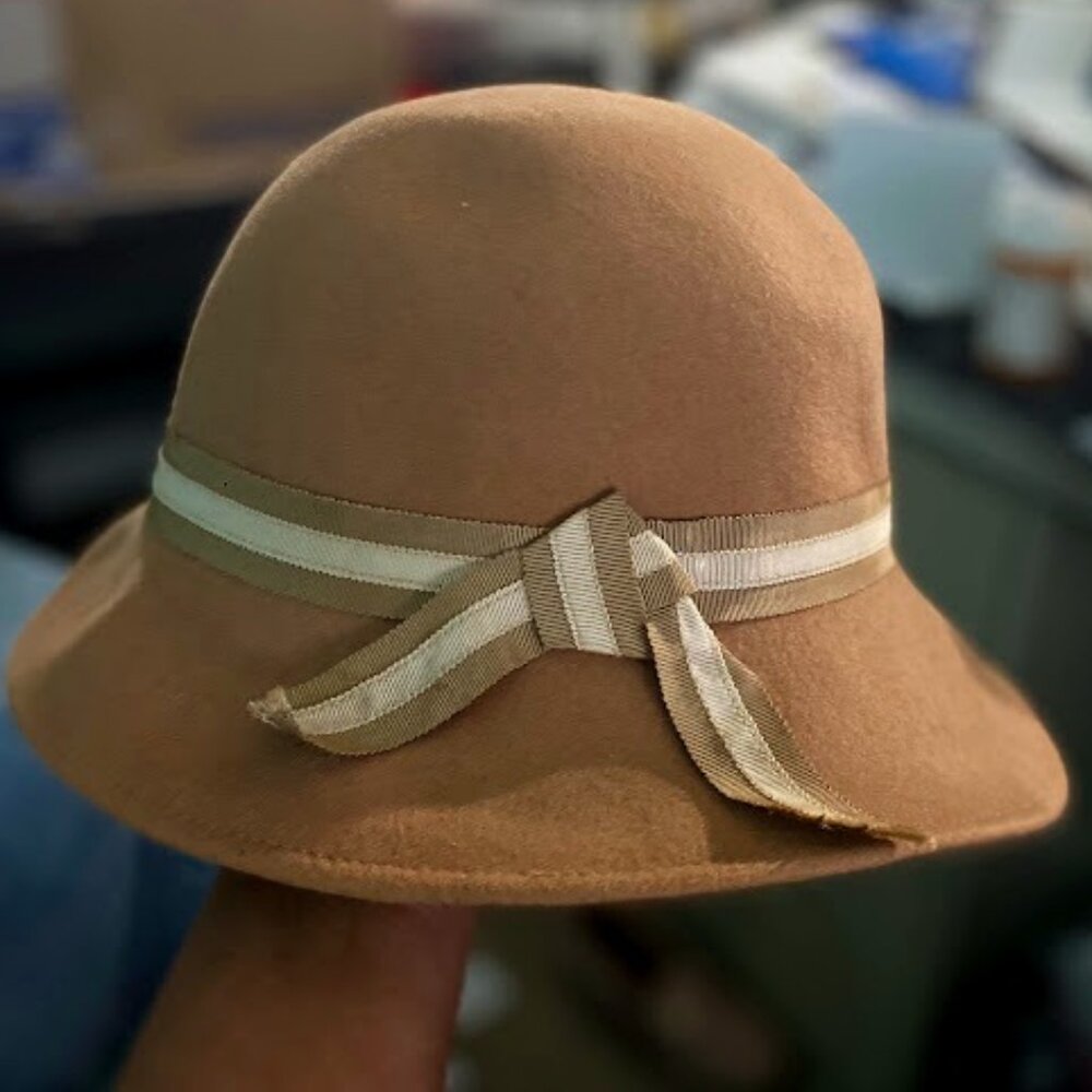 Geo. Bollman DOESKIN VINTAGE WOMEN'S FELT 100% WOOL